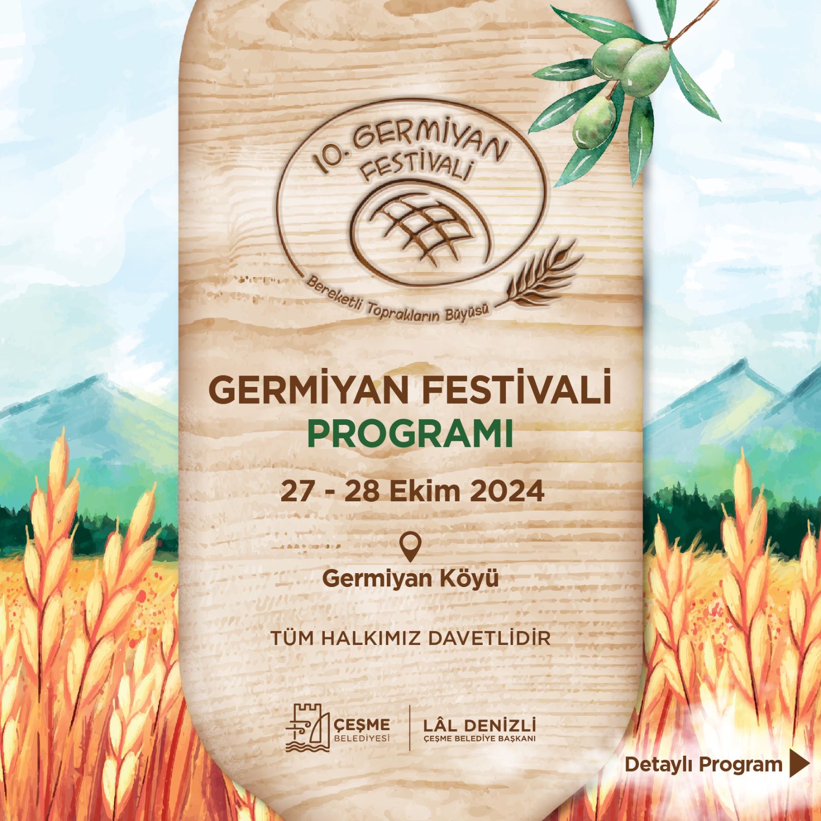 10. Germiyan Festivali 27-28 Ekim tarihlerine ertelendi